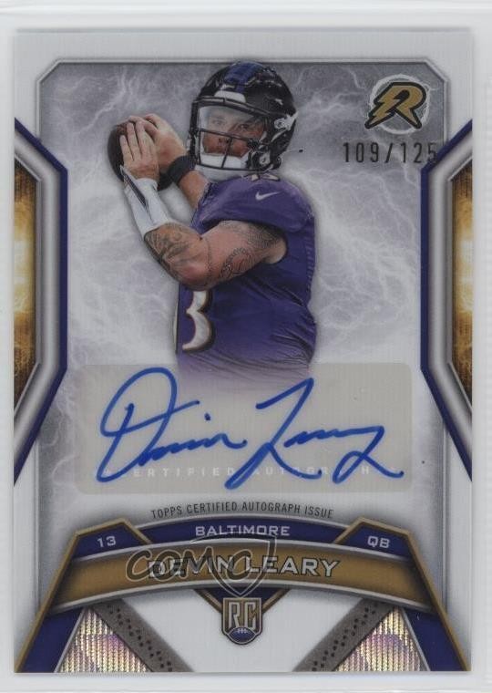 Devin Leary Topps Resurgence Resurgence Rookie Signatures #RRSDL White Surge