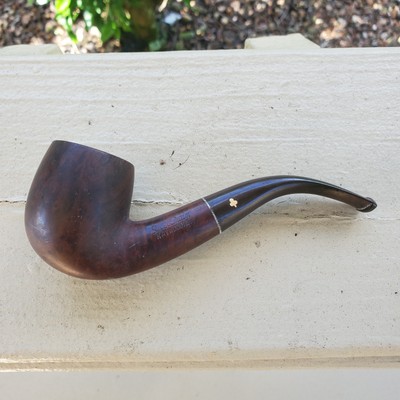KAYWOODIE Super Grain 5114 Bent Billard Tobacco Pipe (See Description)