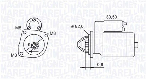 Magneti Marelli 063721552010 Starter Passend FüR Fiat-image