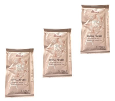Wella Color Renew CRYSTAL POWDER 0.31 oz - Gentle Color Reducer (Pack of 3)