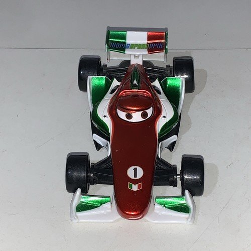 DISNEY PIXAR CARS 2~FRANCESCO BERNOULLI 1/43 DISNEY STORE ESCLUSIVO RACER GUC - Foto 10 di 16