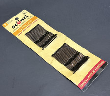 Scunci 36 Super Pins Extra Large Bobby Pins for Thick Hair Brown Vintage RARE