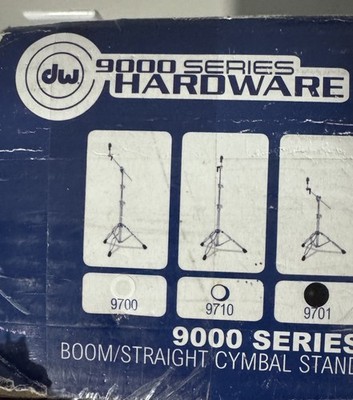 DW 9000 Series Boom/Straight Cymbal Stand Height-Adjustable Tripod Metal
