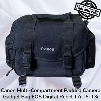 Canon Multi-Compartment Padded Camera Gadget Bag EOS Digital Rebel T7i T5i T3i