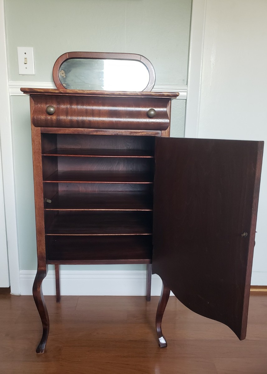 1915 Antique Music Cabinet | eBay