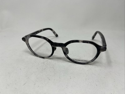 CALVIN KLEIN EYEWEAR CK20504 007 GRAY MARBLE 48/21/145 FLEX HINGE EYEGLASS QC68