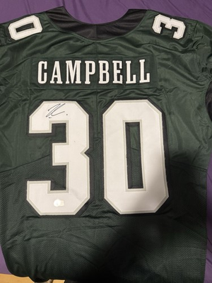 #ad Jihaad Campbell Eagles Autographed Jersey Beckett Authentication Original $50.00