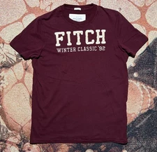 VINTAGE Y2K Abercrombie & Fitch Winter Classic Muscle Tee Maroon XL