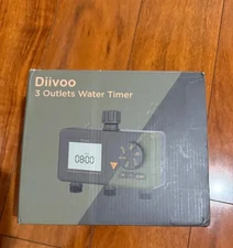 Water Timer 3 Outlets Smart Sprinkler Garden Watering System for Lawn Yard WiFi