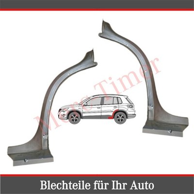 Volkswagen Tiguan 07-16 Kotflügel Radlauf Hinten Set Reparaturblech Links Rechts