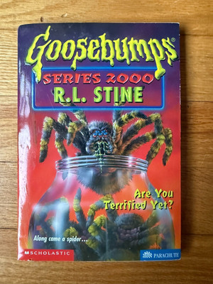 ARE YOU TERRIFIED YET?  Goosebumps Series 2000 #9 - 1st Print COLLECTOR'S CARD