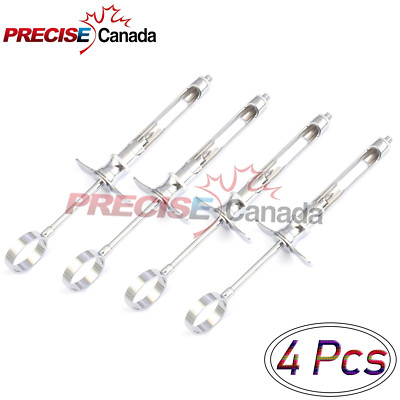 PRECISE CANADA 4 Pcs Dental Aspirating Syringe 1.8ML Dental Instruments
