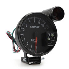 Universal Jdm 5in7colours Black Tachometer1k Rpm Speedometer Gauge Shift Light