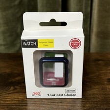 NEW Apple Watch Tempered Glass Screen Protector Case 38 mm Series 3
