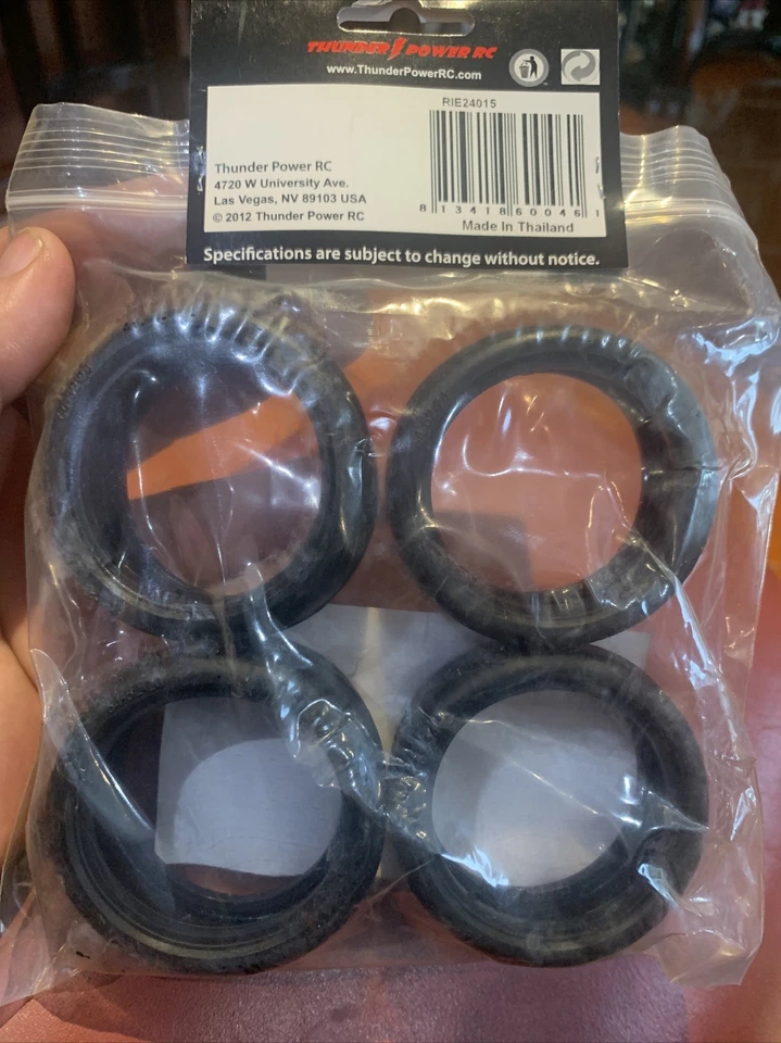 Thunder Power RC 1/10 Touring On Road Slick Tire R32 (4) For TC4 TC5TC3 4TEC Arc - Image 3 of 4