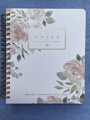 Devotional Planner Calendar Hardcover Wirebound Trust Chosen & Cherished Dorotik
