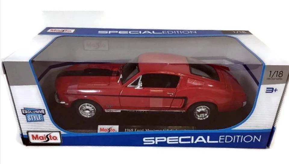 Ford Mustang GT 1968 Cobra Jet (escala 1:18) Foto 4 de 4