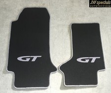 Autoteppich Fußmatten für Opel GT Cabrio schwarz silber ab 2007' Absatzschutz 