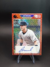 Jose Miranda 2021 Leaf Pro Set Metal 1989 Base Auto Mojo Refractor  #PA-JM3 Auto