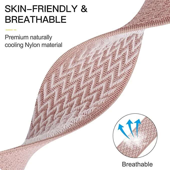 For Fitbit Versa/2/3/4/Lite Elastic Stretchy Loop Watch Band Nylon Strap Wrist - Image 2 of 4