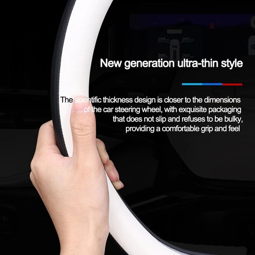 Auto Car Steering Wheel Cover Wrap For Changan Chana CS75 Plus EADO Plus 2018-23 - Picture 5 of 11