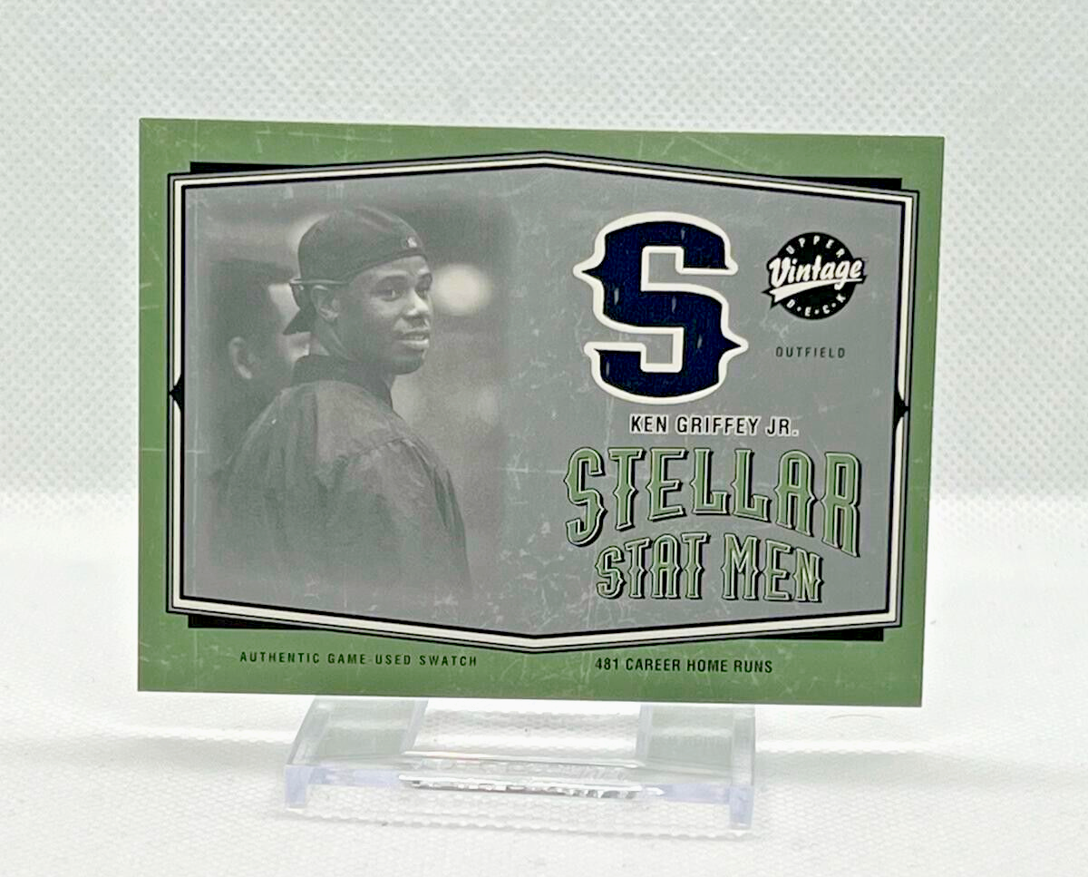 2004 KEN GRIFFEY JR.Upper Deck Vintage Stellar Stat Men | eBay