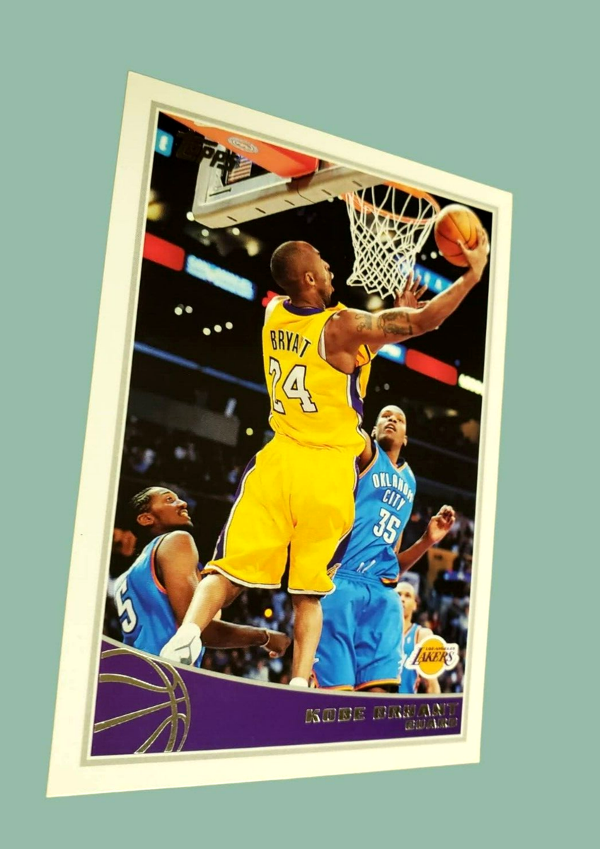 2009-10 Topps KOBE BRYANT & KEVIN DURANT NBA Basketball Card #123