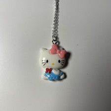 Hello Kitty Kuromi 11 Necklace Handmade Sanrio Pink School Soft Feel Acrylic