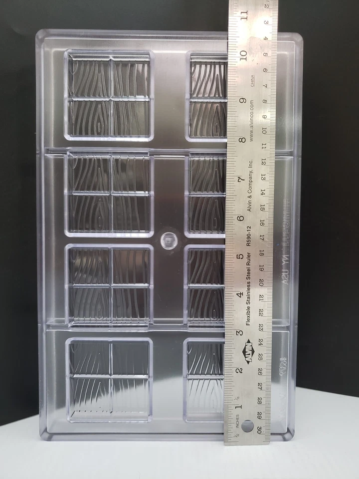 5 Bandejas - Micelli Artesanal/Chocolatero Policarbonato 8 Barras Moldes de Chocolate Foto 3 de 4