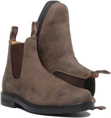 Blundstone 1306 Mens Leather Chelsea Boots In Rustic Brown  display picture 2