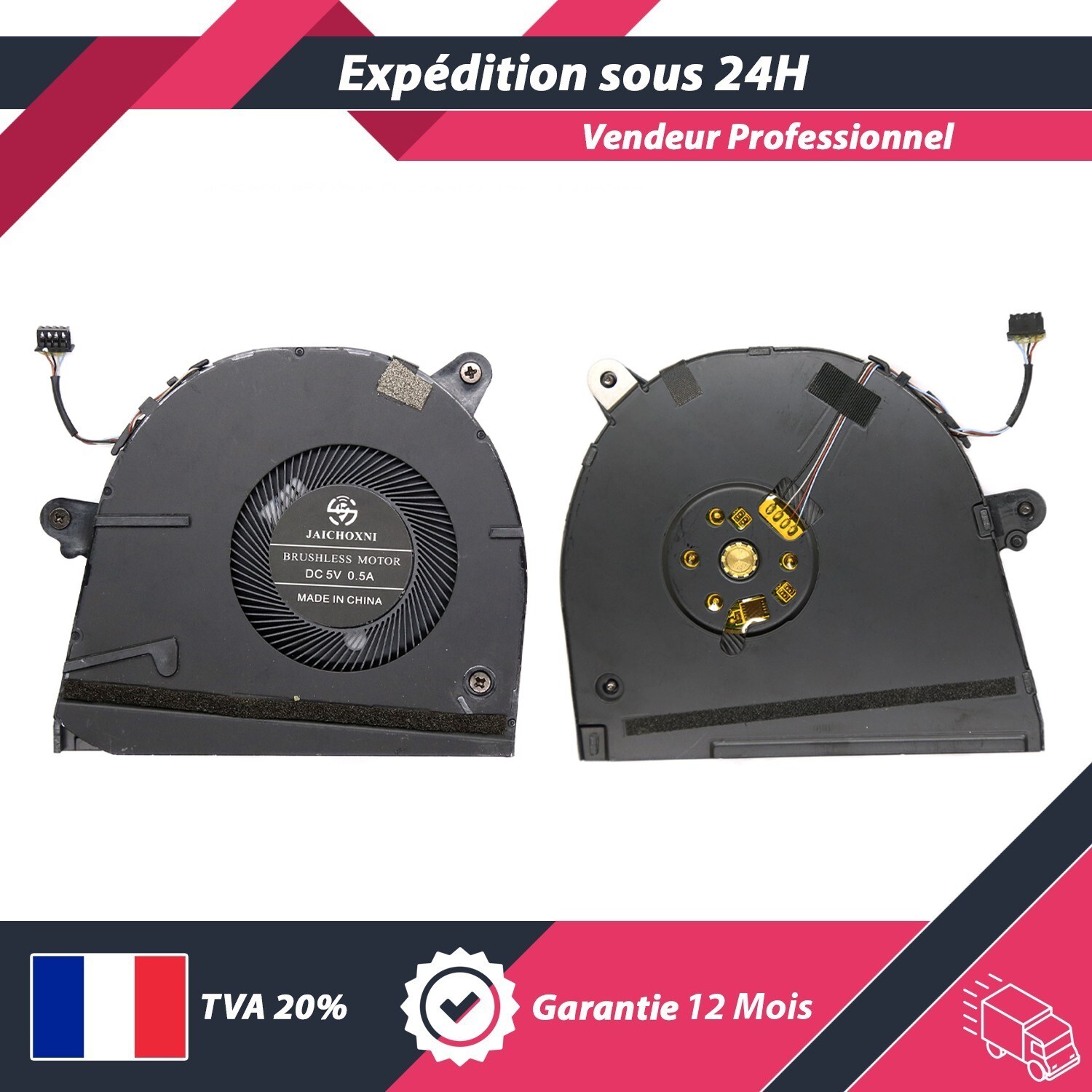 Ventilateur CPU HP EliteBook 835 G9 ultra-silencieux pour refroidissement fluide