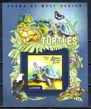 Sierra Leone 2015 Tortues Yvert bloc n° 727 neuf ** 1er choix MNH