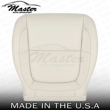 Fits 2002 - 2010 Lexus SC430 Driver Bottom Ecru Leather Replacement Seat Cover