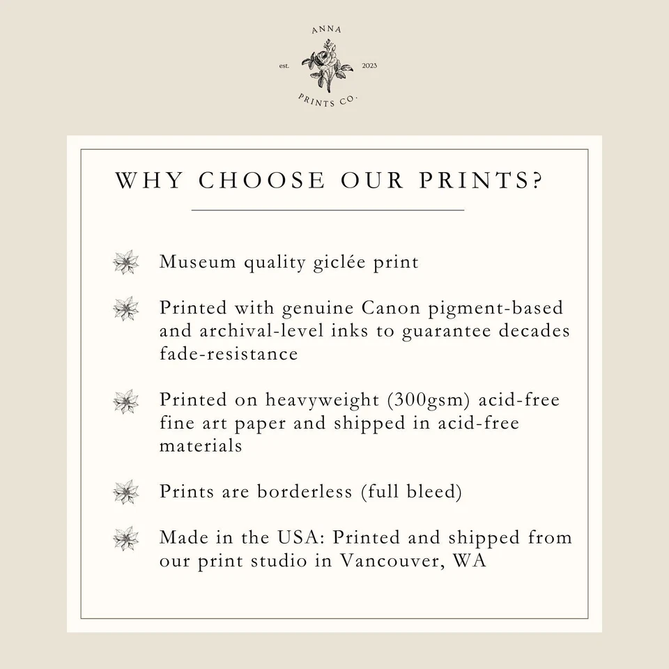 Impresión de giclee boceto de paisaje barroco en papel de bellas artes Foto 2 de 3