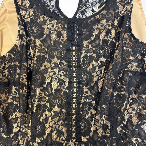 NWT Lane Bryant Women's Black Lace Dress, Lined, Back Zip, Plus Size 28 - Picture 4 of 19