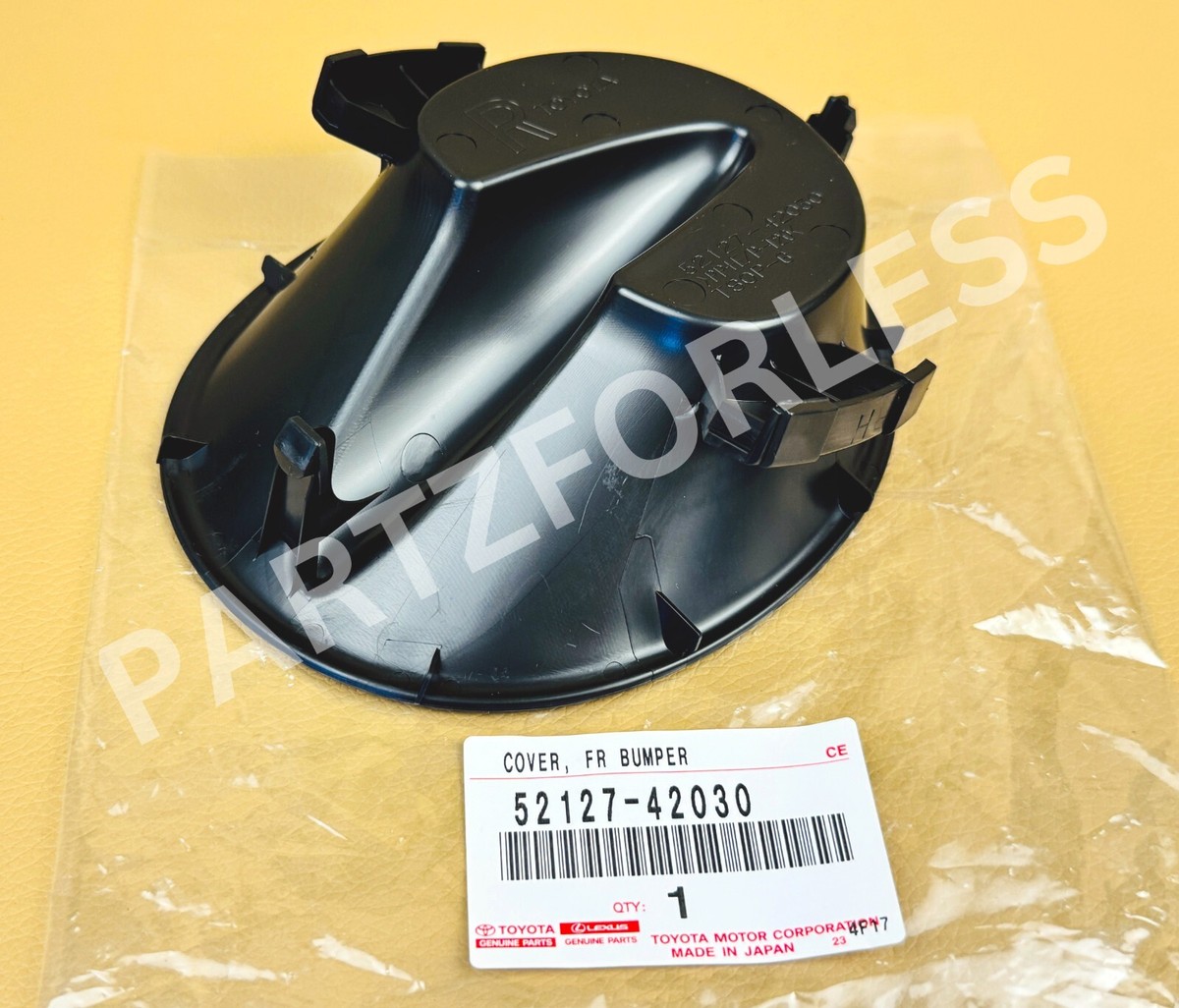 5212742030 TOYOTA GENUINE COVER, FRONT BUMPER HOLE, RH 52127-42030