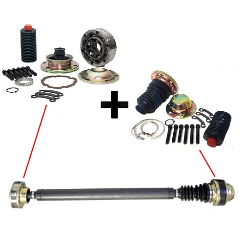 Front Driveshaft CV Joint And Boot Repair Kits 19992004 Jeep Grand