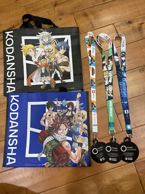 AX Anime Expo 2024 Tote Bag w/ Lanyard Set - IN HAND - 2 Bags 3 Lanyards