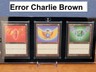 MTG  Large Sapphire Medal, Ruby, Emerald Error Charlie Brown 3cards comp set, LP