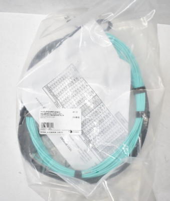 Siemon Connector Cable Assembly Replacement Cords FLP12VPFF-070FC Teal/Black