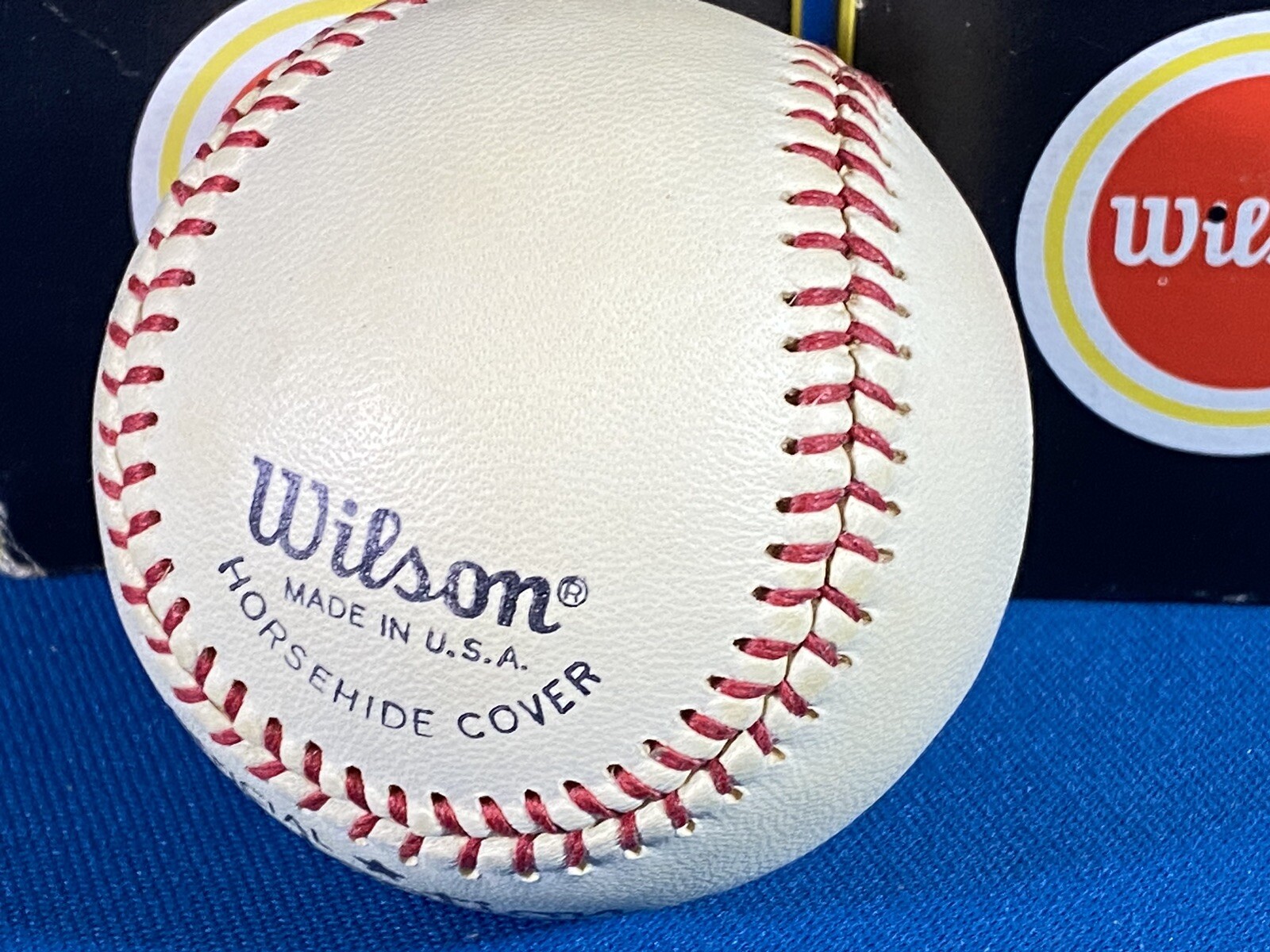 2 Vintage Wilson Adoption League Baseballs A1070 Cork Center Horsehide