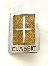 Vintage Lincoln Classic E&G Car Emblem (D2)