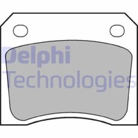 Delphi LP133 Bremsbelagsatz, Scheibenbremse FüR Daimler Jaguar Peugeot