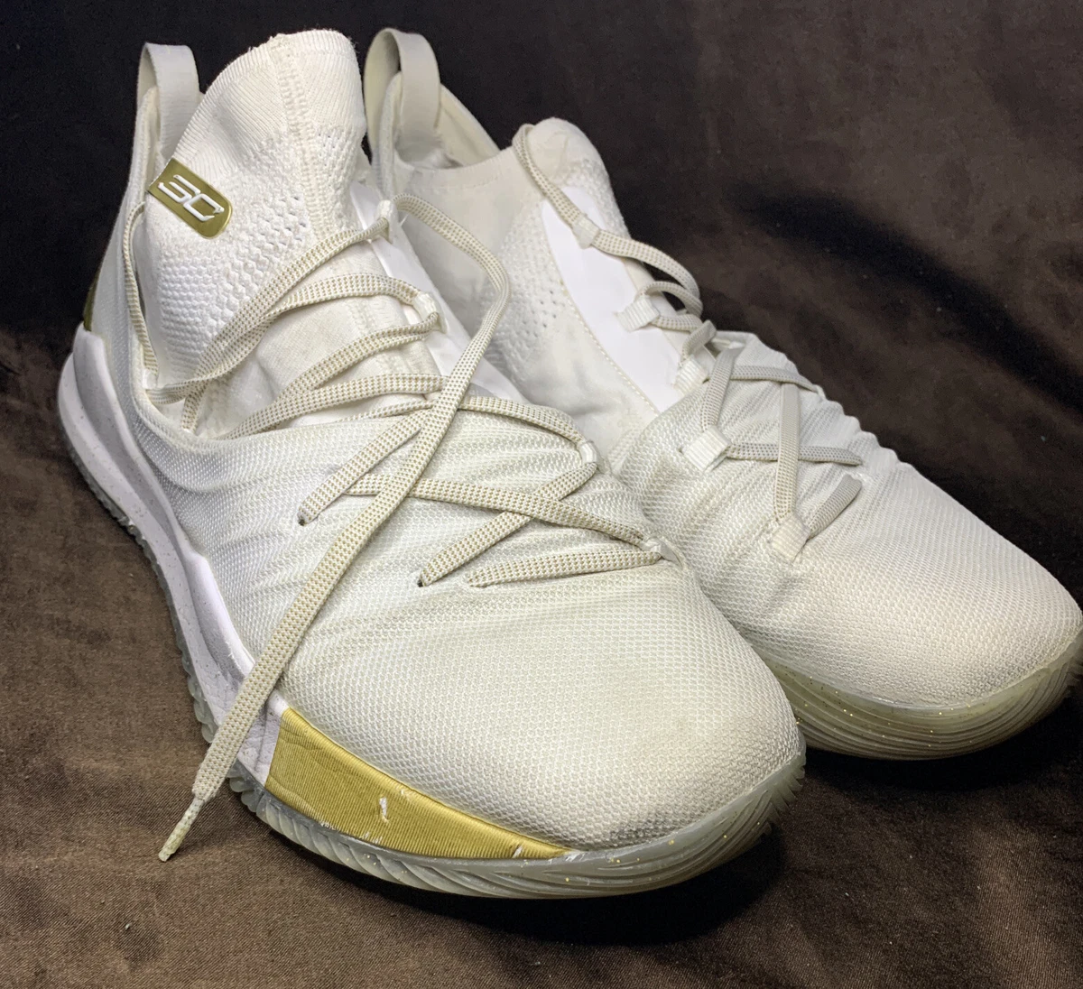 under armour curry 5 mens gold