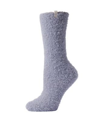Womens UGG Teddi Cozy Crew Sock - Cloudy Grey, One Size [1133030]