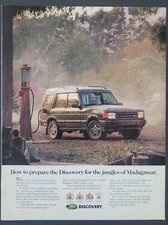 1994 PRINT AD Land Rover DISCOVERY "How to prepare for Jungles of Madagascar"