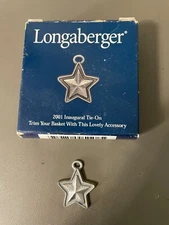 Longaberger 2001 Inaugural Basket Tie-On