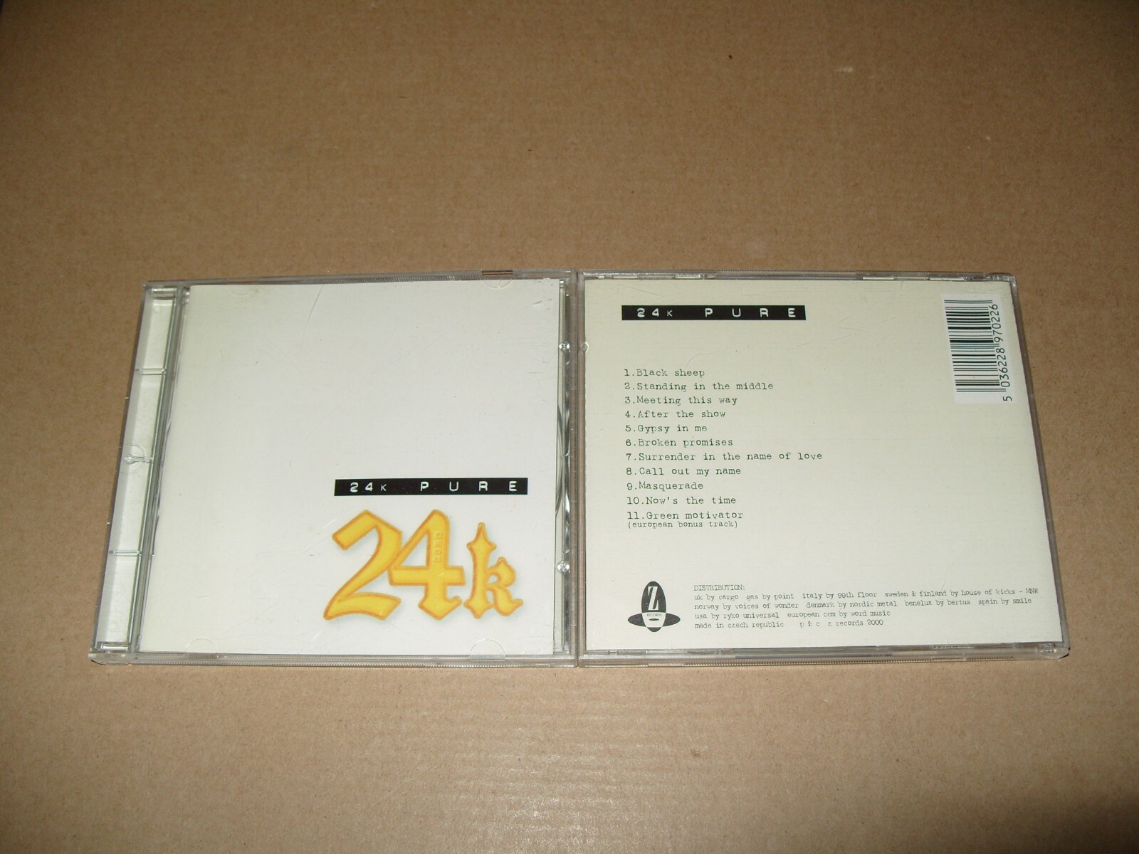 24k Pure  2000 - cd Near Mint condition / Inlays Excellent condition   (C33)