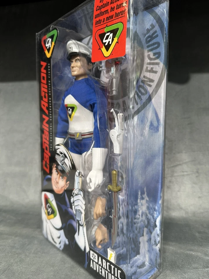 Figura de acción Captain Action ARCTIC ADVENTURER 11,5" ronda 2 Marvel 2012 nueva en caja Foto 2 de 4