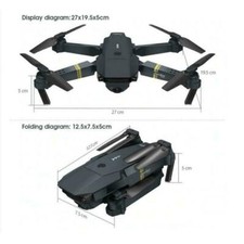 Mini Drone Quadricottero Pieghevole con Telecamera Telecomando O Smartphone WIFI - Miniatura 2